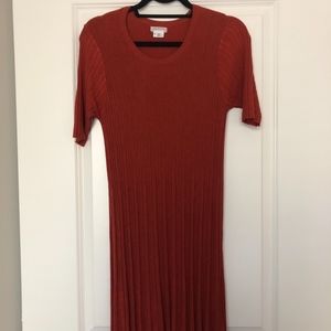 Urban Outfitters Orange Sweater Dress